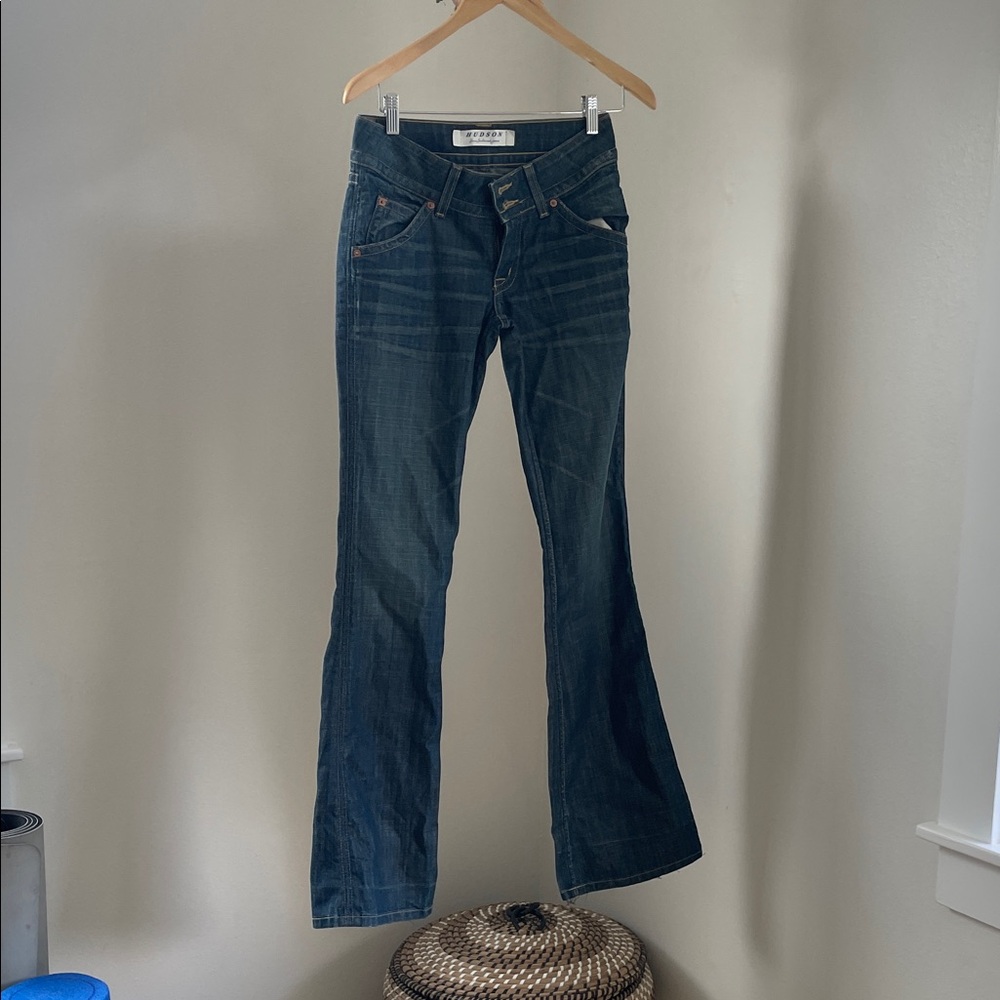 Hudson Jeans Dark Blue Flare Women's Jeans